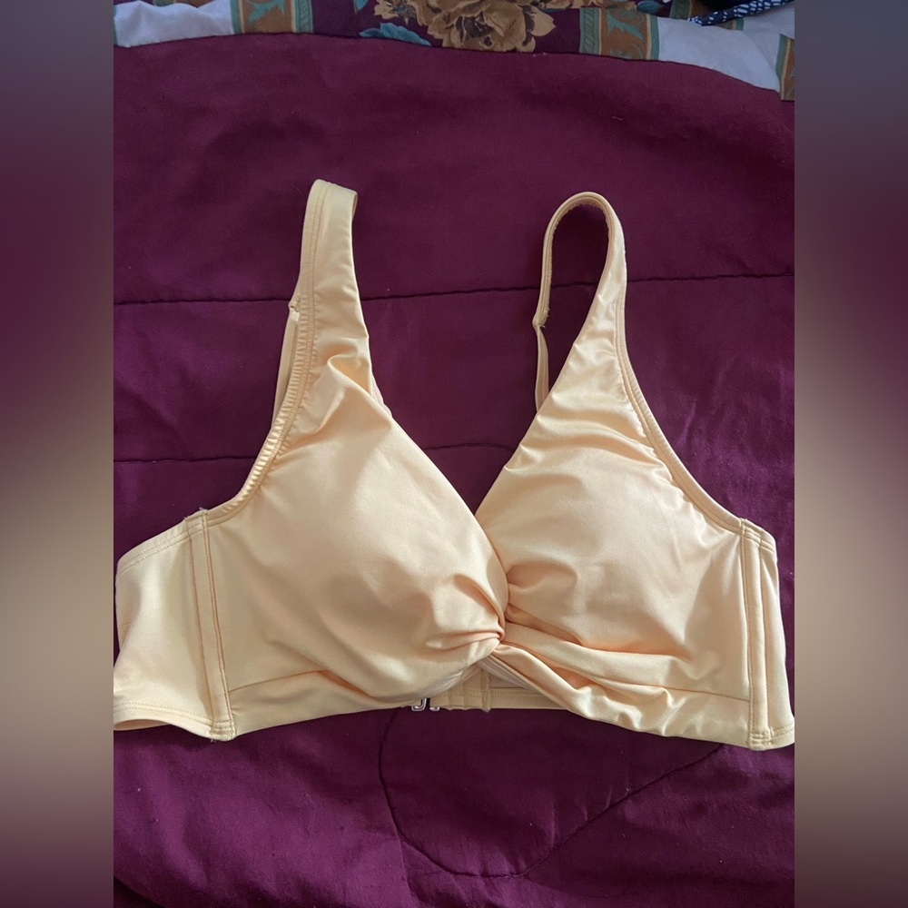 KONA SOL Melon Yellow Bikini Top